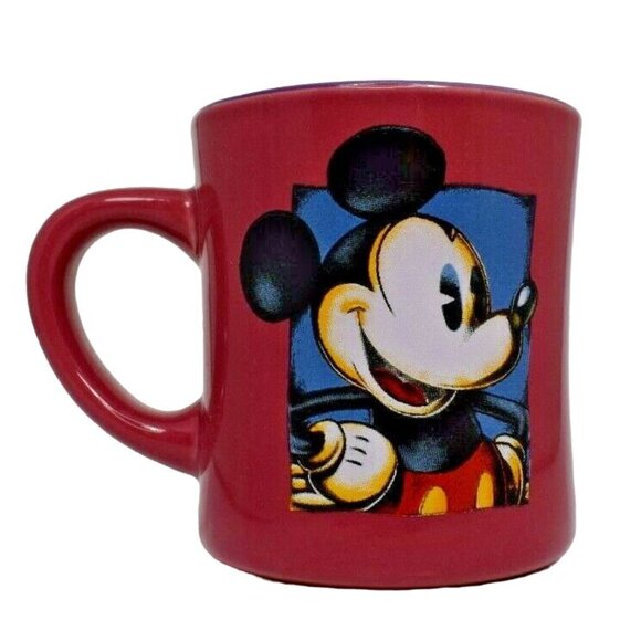 Disney Fuchsia Mickey Mouse Ceramic 14 oz. Coffee Mug - Picture 3 of 6
